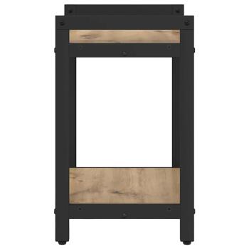 Bücherregal Eiche handwerklich 40 x 30 x 48,5 cm Holzwerkstoff