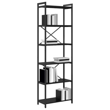Bücherregal Schwarze Eiche 60 x 30 x 188 cm Spanplatte