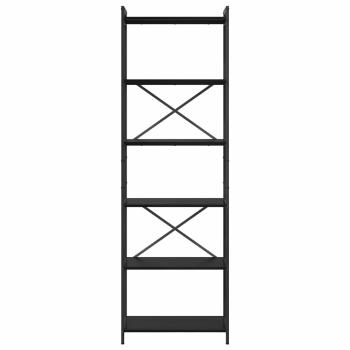 Bücherregal Schwarze Eiche 60 x 30 x 188 cm Spanplatte