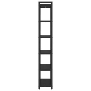 Bücherregal Schwarze Eiche 60 x 30 x 188 cm Spanplatte