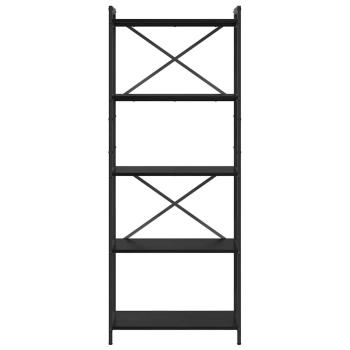 Bücherregal Schwarze Eiche 60 x 30 x 153 cm Holzwerkstoff