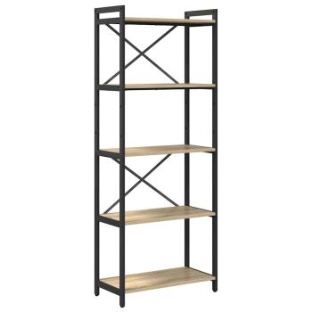 Bücherregal Sonoma Eiche 60 x 30 x 153 cm Holzwerkstoff