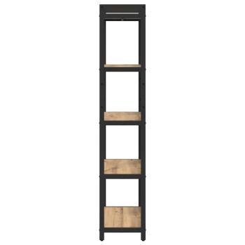 Bücherregal Eiche handwerklich 60 x 30 x 153 cm Holzwerkstoff