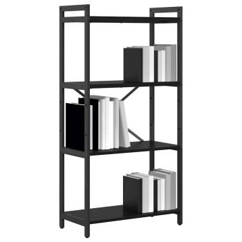Bücherregal Schwarze Eiche 60 x 30 x 118 cm Holzwerkstoff
