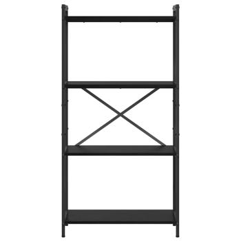 Bücherregal Schwarze Eiche 60 x 30 x 118 cm Holzwerkstoff