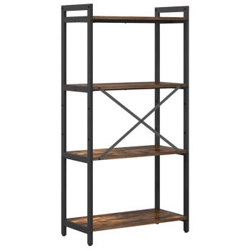 Bücherregal 60 x 30 x 120 cm Holzwerkstoff Geräucherte Eiche