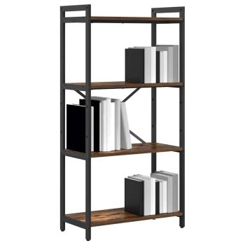 Bücherregal Räuchereiche 60 x 30 x 118 cm Spanplatte