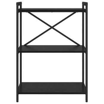 Bücherregal Schwarze Eiche 60 x 30 x 83 cm Holzwerkstoff