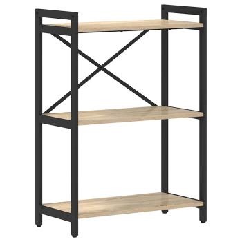 Bücherregal Sonoma Eiche 60 x 30 x 83 cm Holzwerkstoff