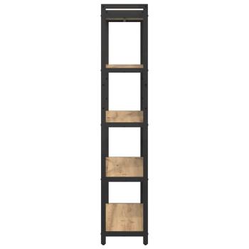 Bücherregal Eiche handwerklich 80 x 30 x 153 cm Holzwerkstoff