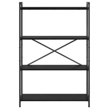 Bücherregal Schwarze Eiche 80 x 30 x 118 cm Holzwerkstoff