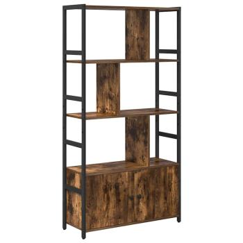 Regal Rauch-Eiche 80 x 30 x 155,5 cm Holzwerkstoff