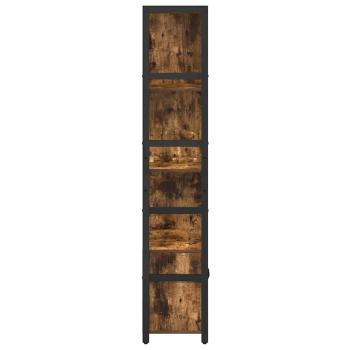Regal Rauch-Eiche 80 x 30 x 155,5 cm Holzwerkstoff