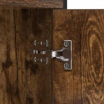 Regal Rauch-Eiche 80 x 30 x 155,5 cm Holzwerkstoff