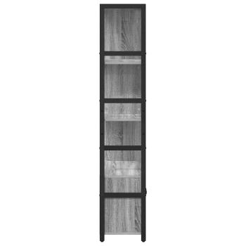 Regal Grau sonoma 80 x 30 x 155,5 cm Holzwerkstoff