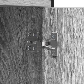 Regal Grau sonoma 80 x 30 x 155,5 cm Holzwerkstoff