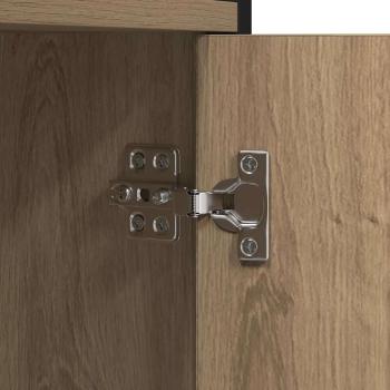 Regal Handwerklich gefertigter Eichenholz 80 x 30 x 155,5 cm