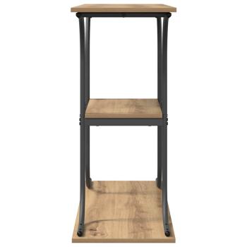 Konsolentisch mit Regal Eiche handwerklich 101 x 35 x 80,5 cm