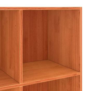 Bücherregal / Raumteiler Wachsbraun 104 x 33 x 110 cm