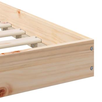 Bettgestell Braun 90 x 200 cm Kiefernholz