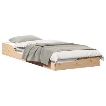 Bettrahmen Braun 80 x 220 cm Massives Kiefernholz