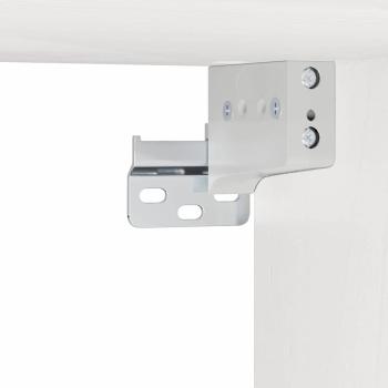 Wandmontierter Nachttisch 2 pcs Weiß 50 x 32,5 x 24 cm