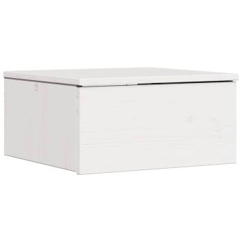Wandmontierter Nachttisch 2 pcs Weiß 37 x 35 x 18,5 cm