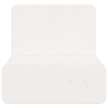 Wandmontierter Nachttisch 2 pcs Weiß 44 x 32,5 x 40 cm