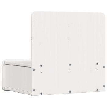 Wandmontierter Nachttisch 2 pcs Weiß 44 x 32,5 x 40 cm