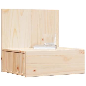 Wandmontierter Nachttisch 2 pcs Braun 42 x 32.5 x 40 cm