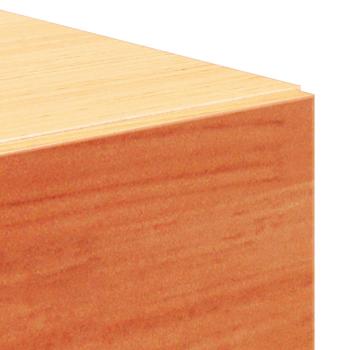 Wandmontierter Nachttisch 2 pcs Wachsbraun 42 x 32.5 x 40 cm