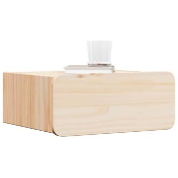 Wandmontierter Nachttisch 2 pcs Braun 39 x 34 x 16,5 cm