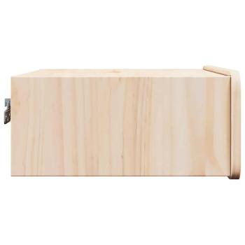 Wandmontierter Nachttisch 2 pcs Braun 39 x 34 x 16,5 cm