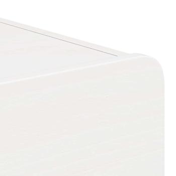 Wandmontierter Nachttisch 2 pcs Weiß 39 x 34 x 16,5 cm