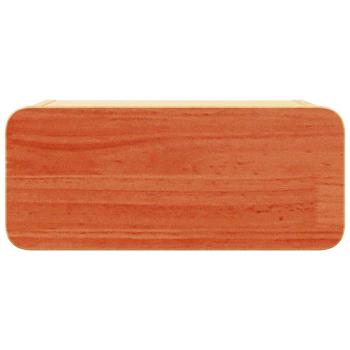 Wandmontierter Nachttisch Wachsbraun 39 x 34 x 16,5 cm