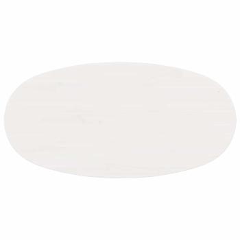 Couchtisch Weiß 80 x 40 x 35 cm Massivkiefer