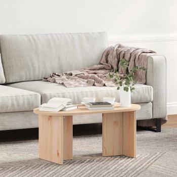 Couchtisch Natur 80 x 39,5 x 35 cm Massivkiefer
