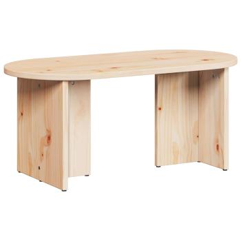 Couchtisch Natur 80 x 39,5 x 35 cm Massivkiefer