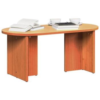 Couchtisch Wachsbraun 80 x 39,5 x 35 cm Massivkiefer