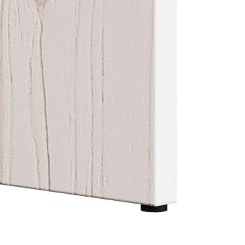 Kaffeetisch Set 2 pcs Weiß 49 x 49 x 28 cm Massivkiefer