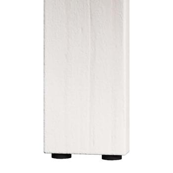 Kaffeetisch Set 3 pcs Weiß 47,5 x 47,5 x 27 cm Massivkiefer