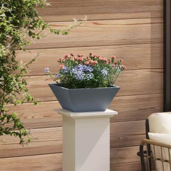 Kunststoff-Pflanzer 5 pcs Anthrazit 35 x 35 x 15 cm Stahl