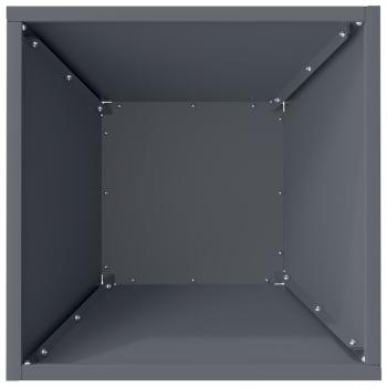 Kunststoff-Pflanzer 5 pcs Anthrazit 35 x 35 x 15 cm Stahl