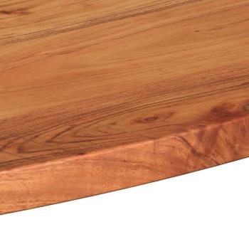 Tischplatte 110x50x3,8 cm Oval Massivholz Akazie