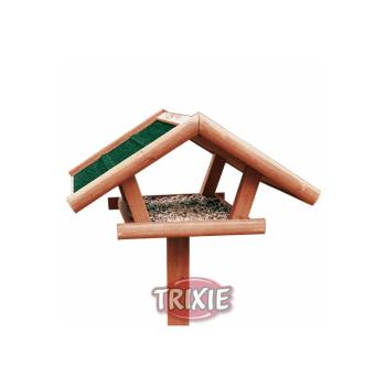ARDEBO.de Trixie natura Futterhaus mit Ständer