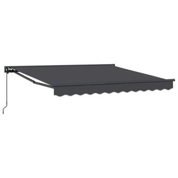 Einziehbare Markise Anthrazit 350x250 cm