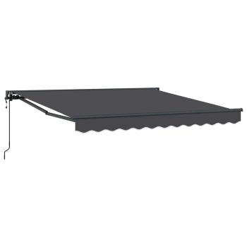 Einziehbare Markise Anthrazit 350x250 cm