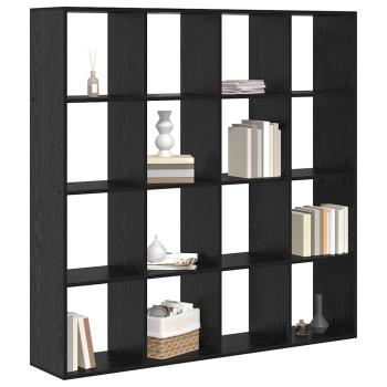 Bücherregal Schwarze Eiche 137,5 x 29 x 137,5 cm Holzwerkstoff