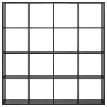Bücherregal Schwarze Eiche 137,5 x 29 x 137,5 cm Holzwerkstoff