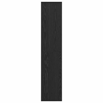 Bücherregal Schwarze Eiche 137,5 x 29 x 137,5 cm Holzwerkstoff